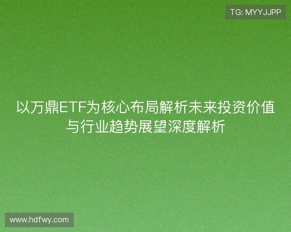 以万鼎ETF为核心布局解析未来投资价值与行业趋势展望深度解析 以万鼎ETF为核心布局解析未来投资价值与行业趋势展望深度解析